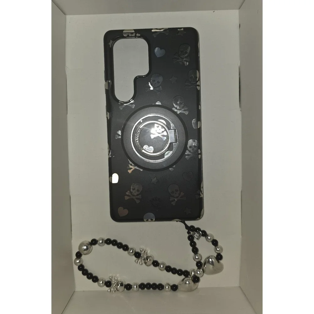 Chrome Skulls Samsung Galaxy S25 Ultra Mag Case Ring Strap Velvet Caviar USED